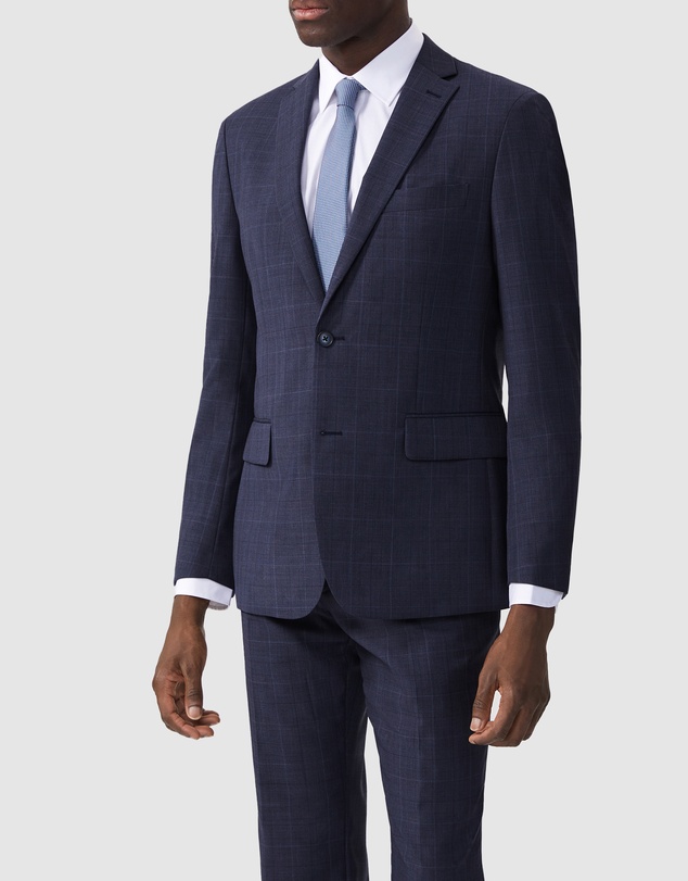 Van Heusen - Wool Blend Check Suit Jacket