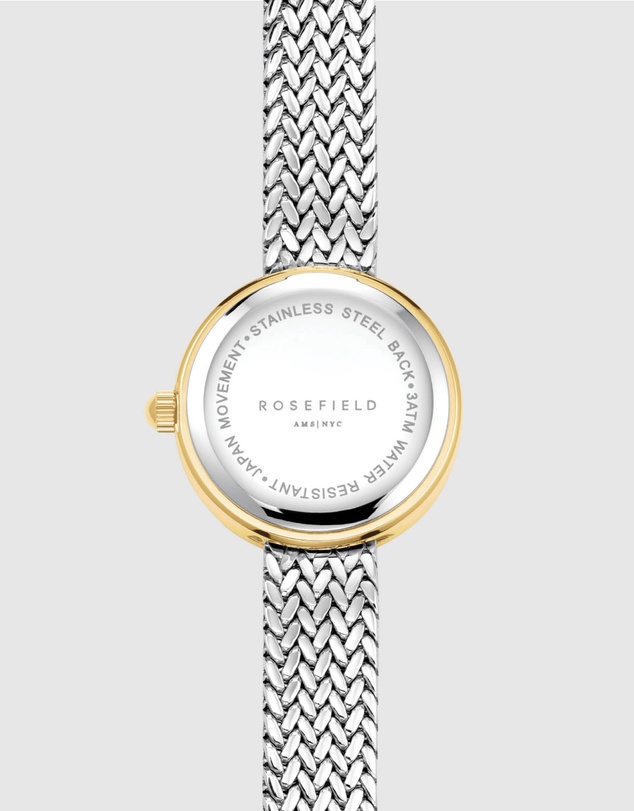 Rosefield - Mini Small Edit Crystal Duotone Watch and Earring Set