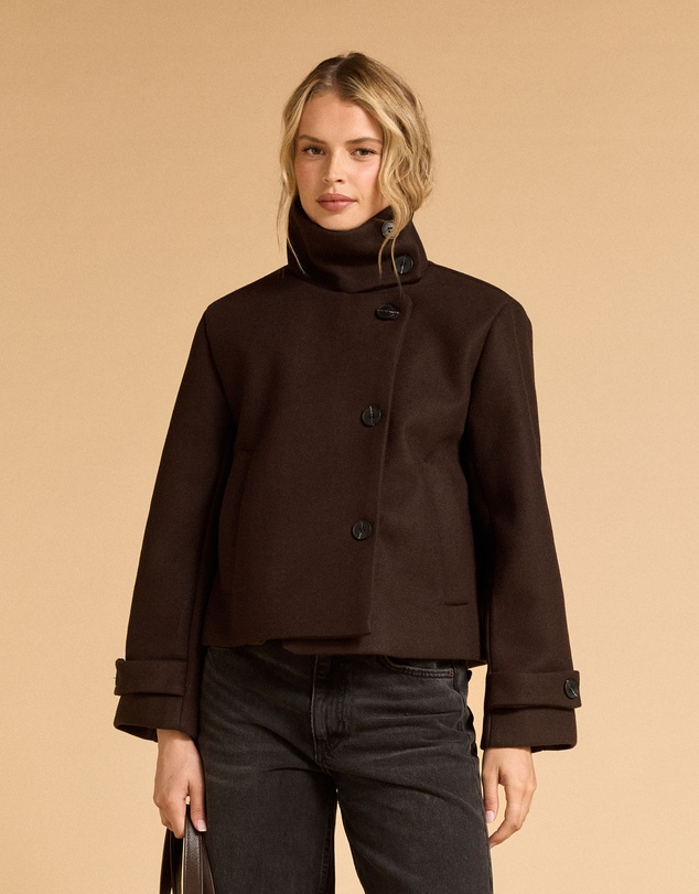 MVN - Short Funnel Neck Jacket