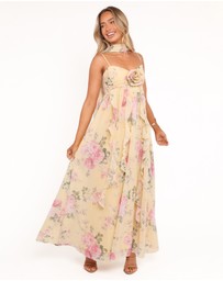 Petal & Pup - Tully Maxi Dress - Yellow Floral