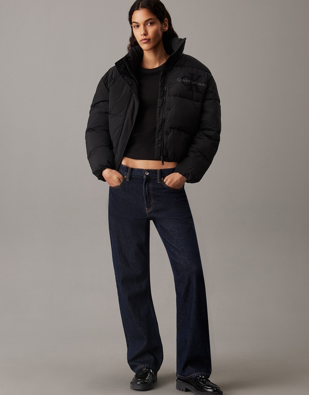 Calvin Klein Jeans - Relaxed Chenille Logo Puffer Jacket