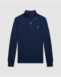 Polo Ralph Lauren - Cotton Interlock Quarter-Zip Pullover - ICONIC EXCLUSIVE - Teens