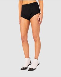 EDIKTED - Comfort Club Knit Micro Shorts