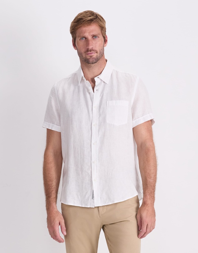 Sportscraft - Short Sleeve Linen Shirt