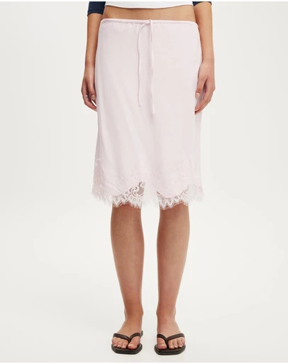 Cotton On - Celeste Lace Midi Skirt