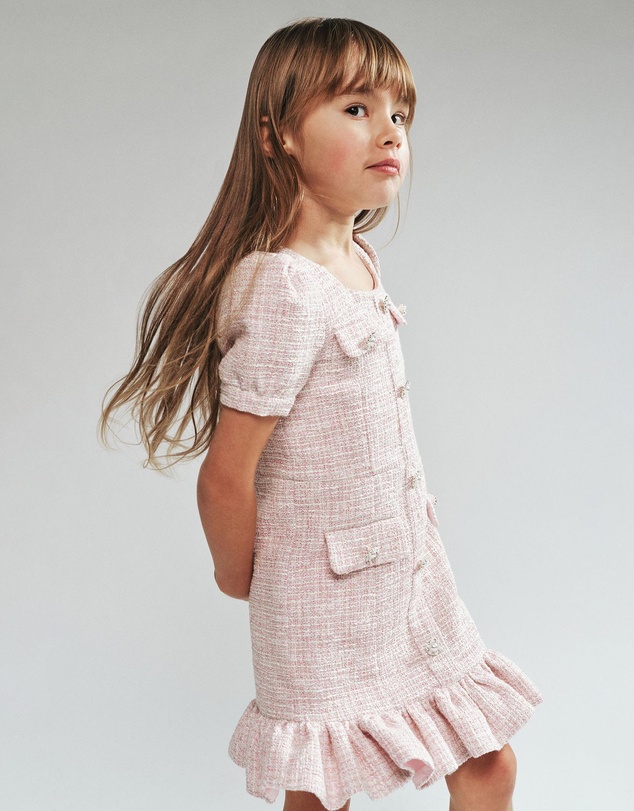 Bardot Junior - Etta Boucle Dress - Kids-Teens