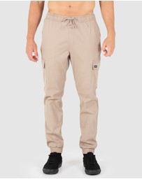 UNIT - UNIT Pivot Elastic Waist Cuffed Cargo Pants