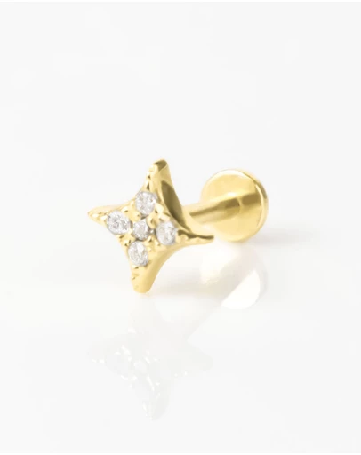 Wanderlust + Co - Sparkle Pave Flat Back Earring