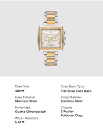 Michael Kors - Rhys Two Tone Chronograph Watch