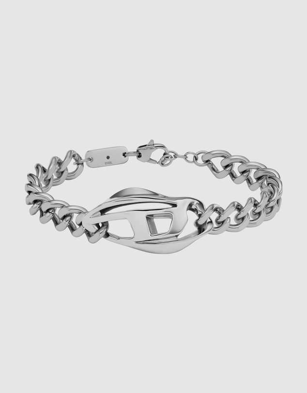Diesel - Steel Silver-Tone Bracelet