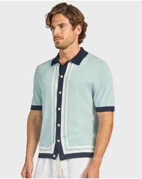 Academy Brand - Charlie Stripe Knit SS Shirt