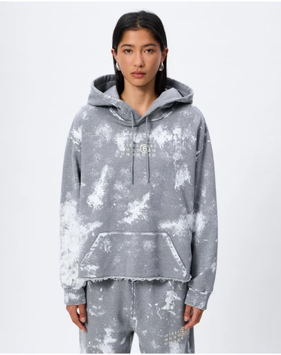 MM6 Maison Margiela - Paint Splatter Hooded Sweatshirt