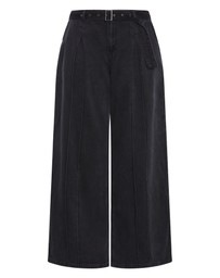 City Chic - Harley Fit Bria Belted Wide Leg Jean