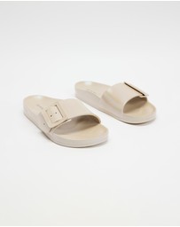 Holster - Solace EVA Slides - Sand Metallic - Women's