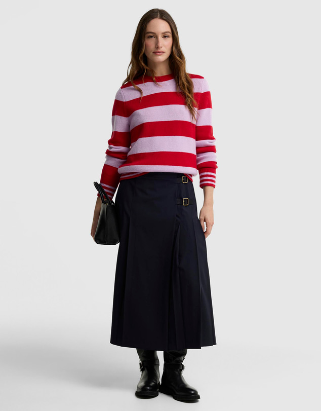 Barbour - Woodhouse Striped Cashmere Blend Knitted Jumper