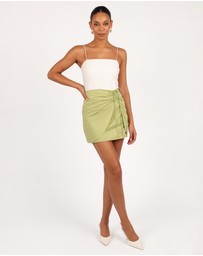 Petal & Pup - Mirha Mini Skirt - Meadow Green