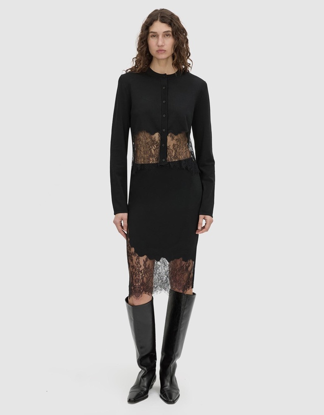 CAMILLA AND MARC - Cayana Lace Knit Skirt