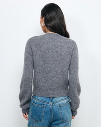 AERE - Maely Knit Bomber Cardigan