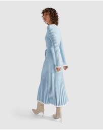 Seed Heritage - Pleated Knit Midi Dress
