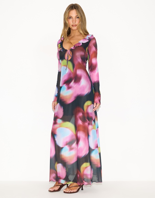 Dazie - Vacanza Sheer Maxi Dress