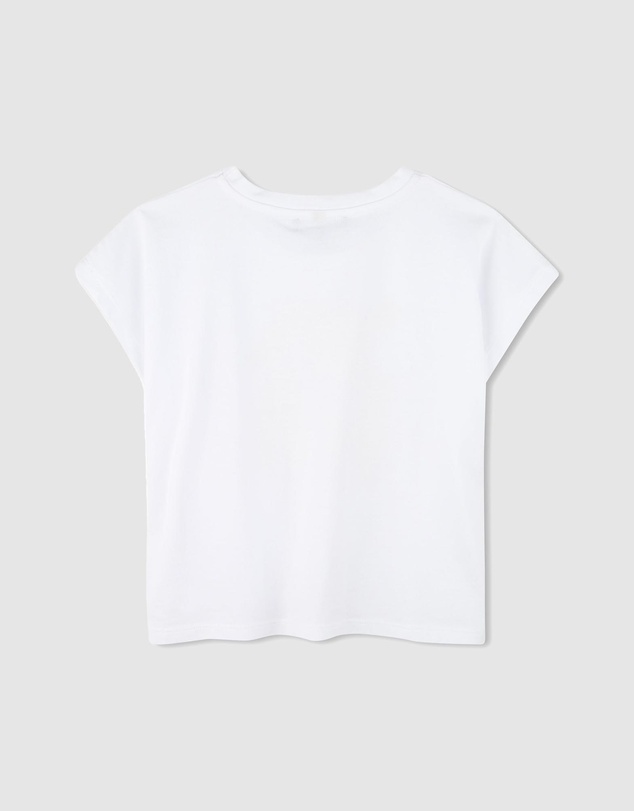 DKNY - Glossy Logo Short Sleeve T-Shirt - Kids-Teens