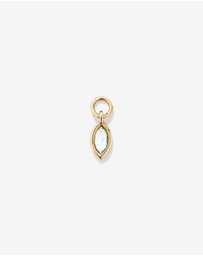 Michael Hill - Sky Blue Topaz Single Earring Charm in 10kt Yellow Gold