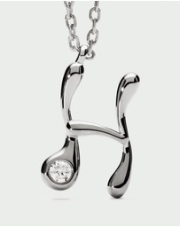 PDPAOLA - Initial 2026 H Silver Pendant Necklace