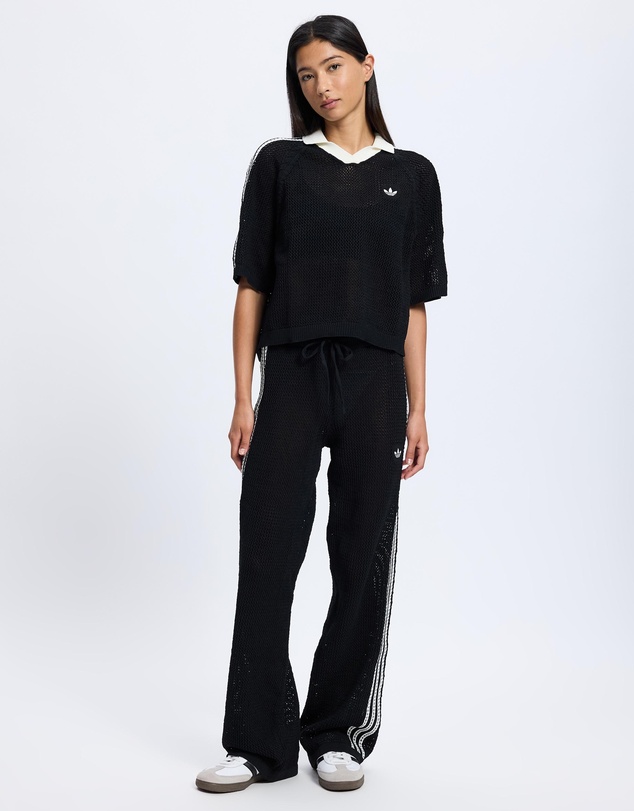 adidas Originals - Knitted Crochet Polo