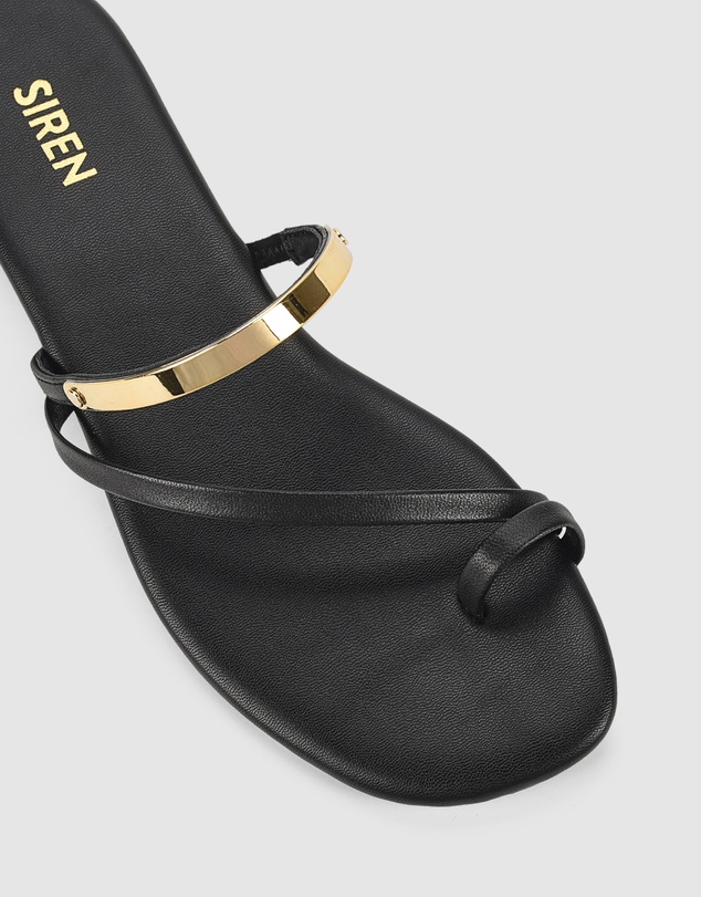 Siren - Miles Strappy Flat Sandals