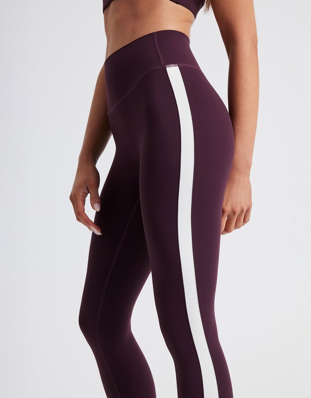 Upstate - Air Sculpt 7/8 Stripe Tight - Merlot