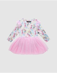 Rock Your Baby - Unicorn Pony Circus Frill Bodysuit Dress