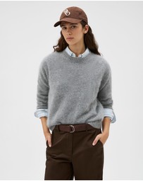 Oroton - Cashmere Blend Knit Jumper