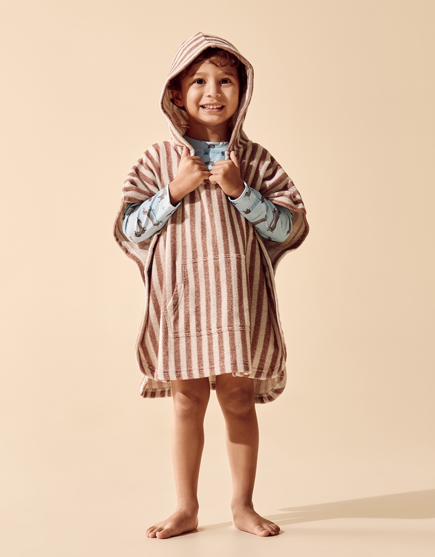 Wilson & Frenchy - Organic Terry Hooded Poncho - Babies-Kids
