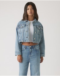 Decjuba Kids - Studded Denim Jacket - Teens