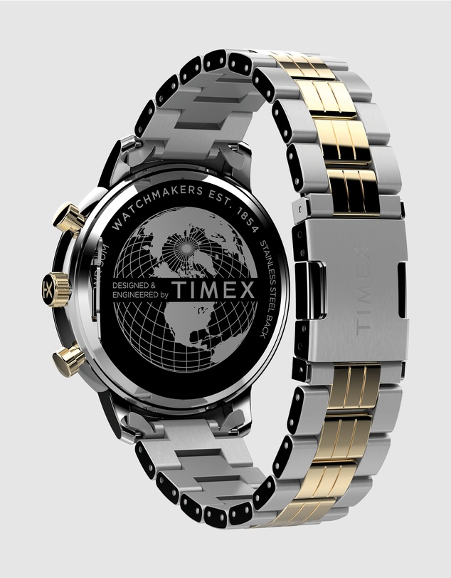 TIMEX - Timex Chicago 45mm Two-Tone Multifunction Watch