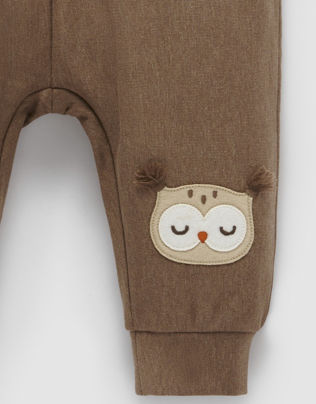 Purebaby - Thick Legging with Applique -Kids-Babies