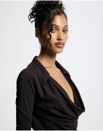 Lover - Bianca Plunge Top