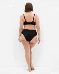 City Chic - Amelie Demi Underwire Bra - Black