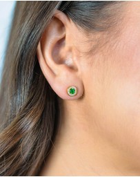 Georgini - Milestone Emerald Halo Earrings