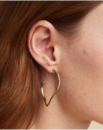 Astrid & Miyu - Infinite 18ct Gold Plated Hoops