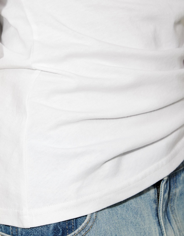 Dazie - Hazel Ruched Jersey Short Sleeve Top