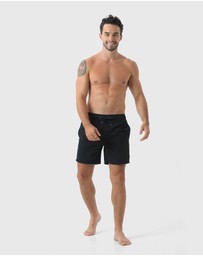 Coast Clothing - Black Swim Shorts