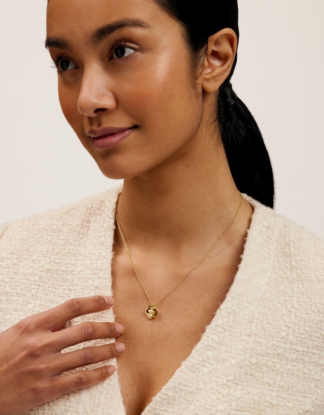 Ted Baker - Flora Pearl Flower Pendant Necklace