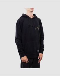 Fallen Footwear - Fallen Footwear Men Hoodie Tommy Sandoval Jumper Regular Fit Black/Yellow