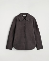 COS - Rounded Wool-Blend Shirt
