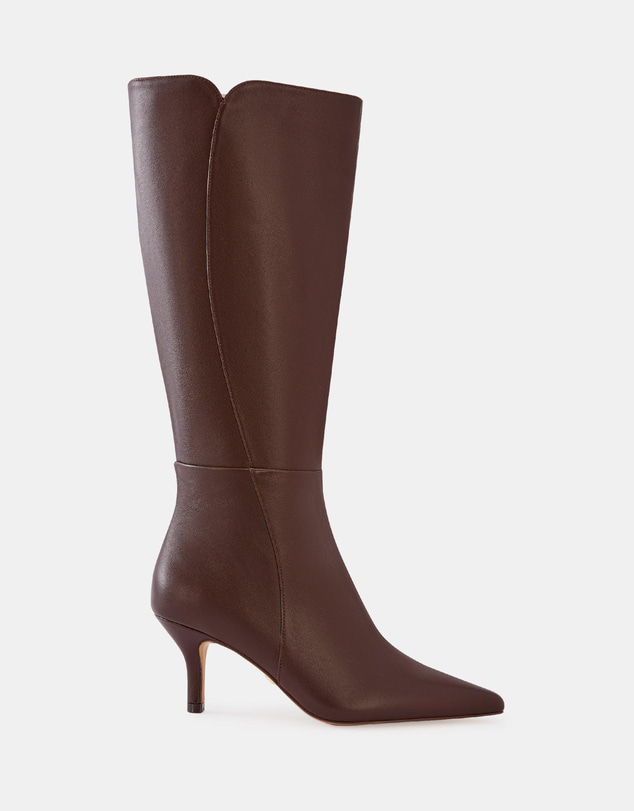 Wittner - Tyra Long Boots Dark Brown Leather