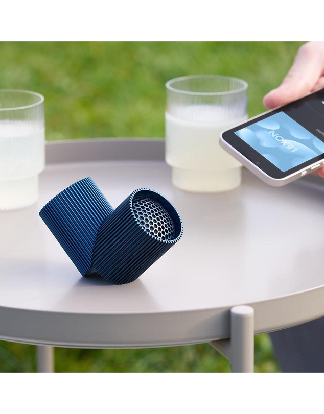 Lexon - Lexon Ray Set Of Magnetic Bluetooth Speakers - Blue