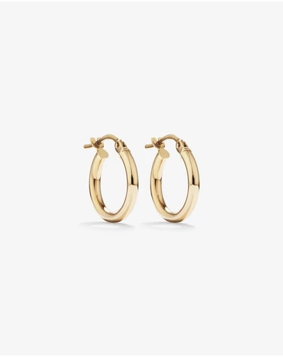 Michael Hill - 14mm Hoop Earrings in 10kt Yellow Gold