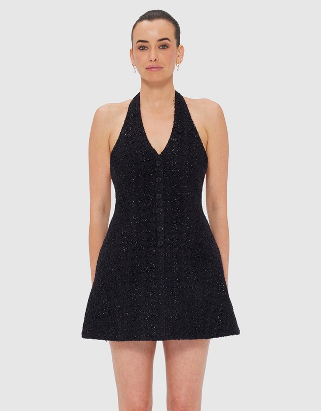 LEO LIN - Jessie Halterneck Mini Dress