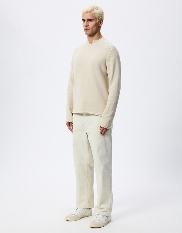 Emporio Armani - Notch Neck Embroidered Logo Pullover